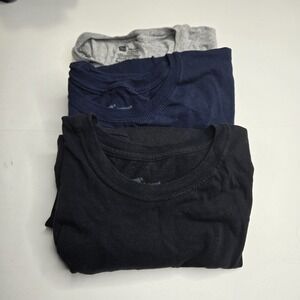 Hanes ComfortSoft 3 Pack Bundle Tshirts 2XL Grey/Navy/Black.  A12